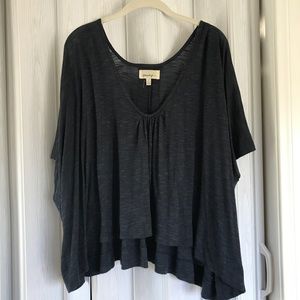 Anthro Porridge slouchy blouse